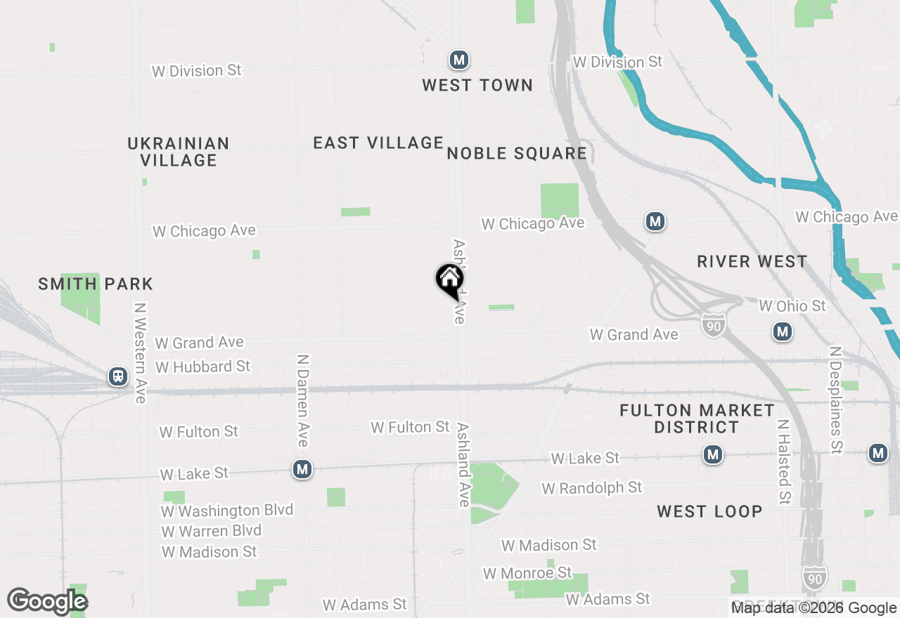 Map of 1615 W Ohio Street, Chicago, IL 60622