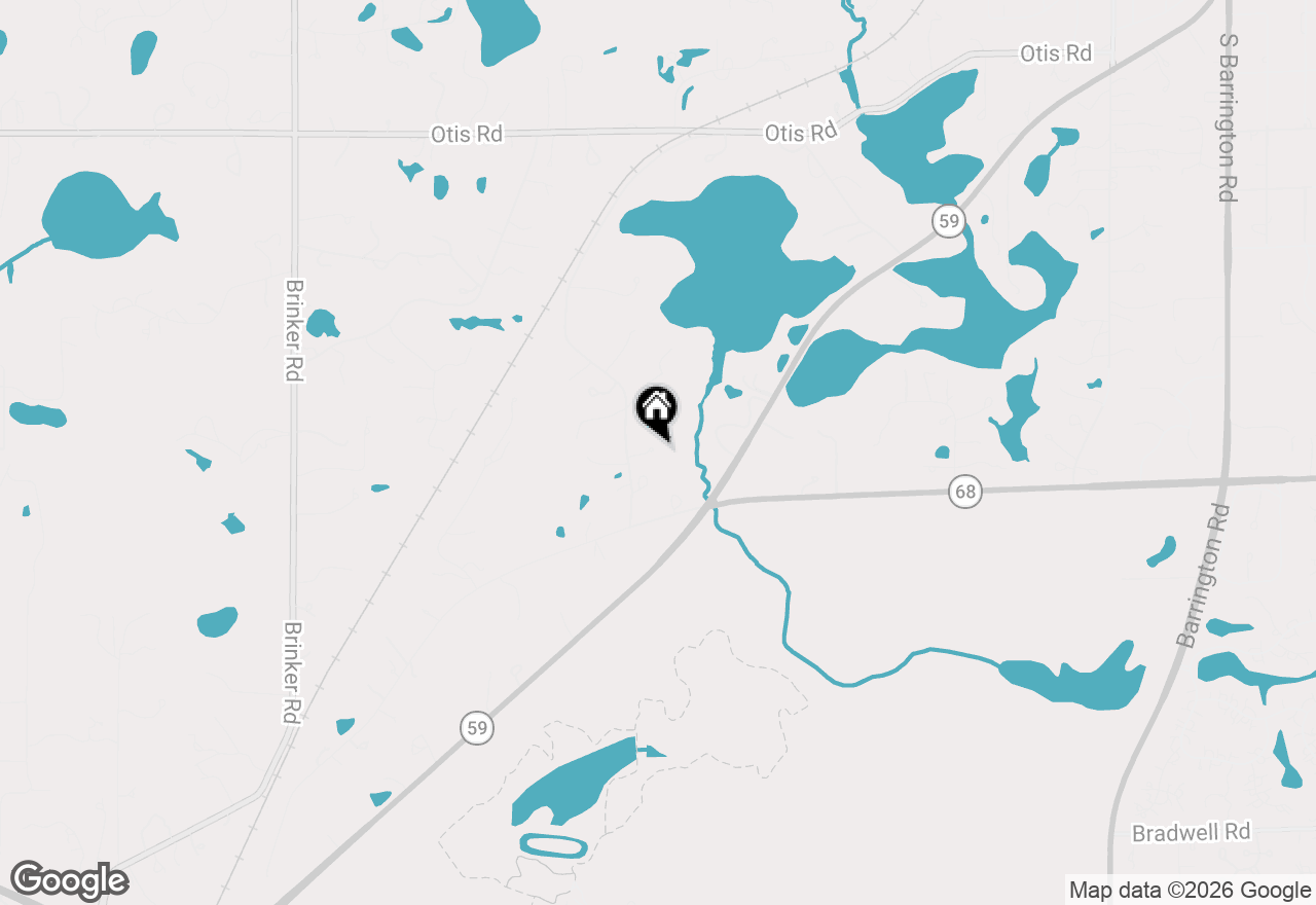 Map of 93 Hawley Woods Road, Barrington, IL 60010