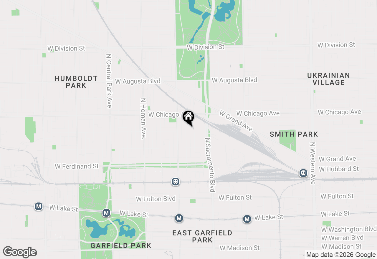 Map of 3118 W Huron Street, Chicago, IL 60612