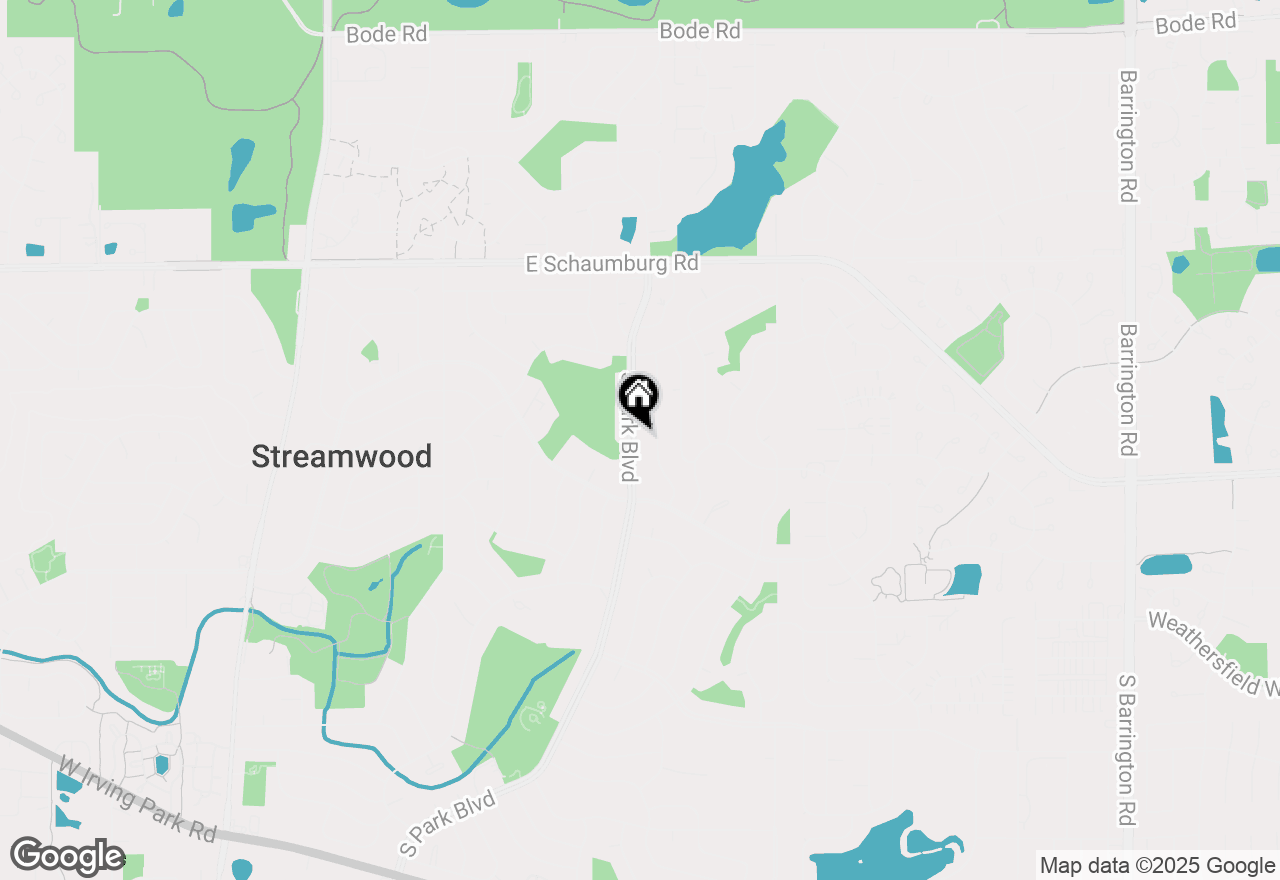 Map of 215 S Park Boulevard, Streamwood, IL 60107