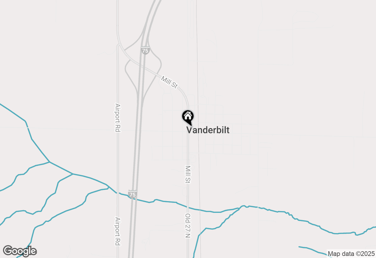 Map of 7339 N Old 27, Vanderbilt, MI 49795