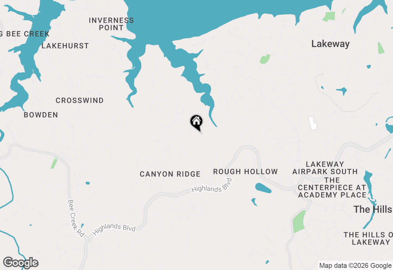 Map of 406 Woodside Ter, Austin, TX 78738
