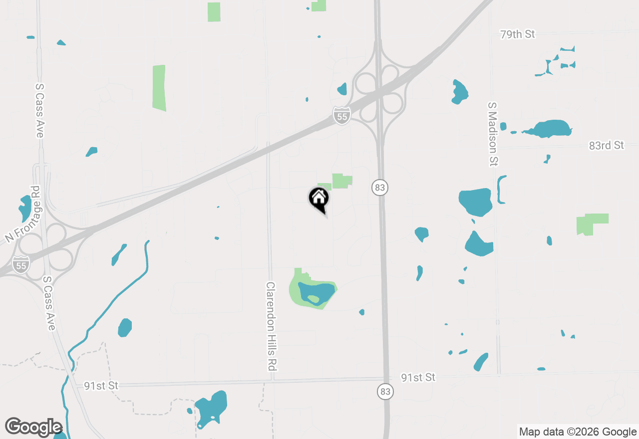 Map of 9S631 William Drive, Burr Ridge, IL 60527