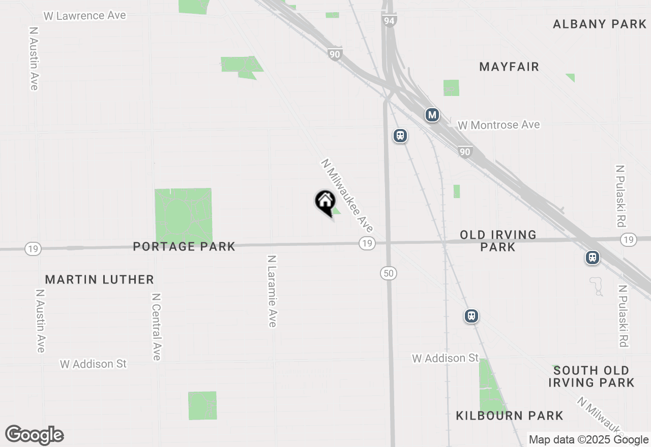 Map of 4040 N Lavergne Avenue #1, Chicago, IL 60641