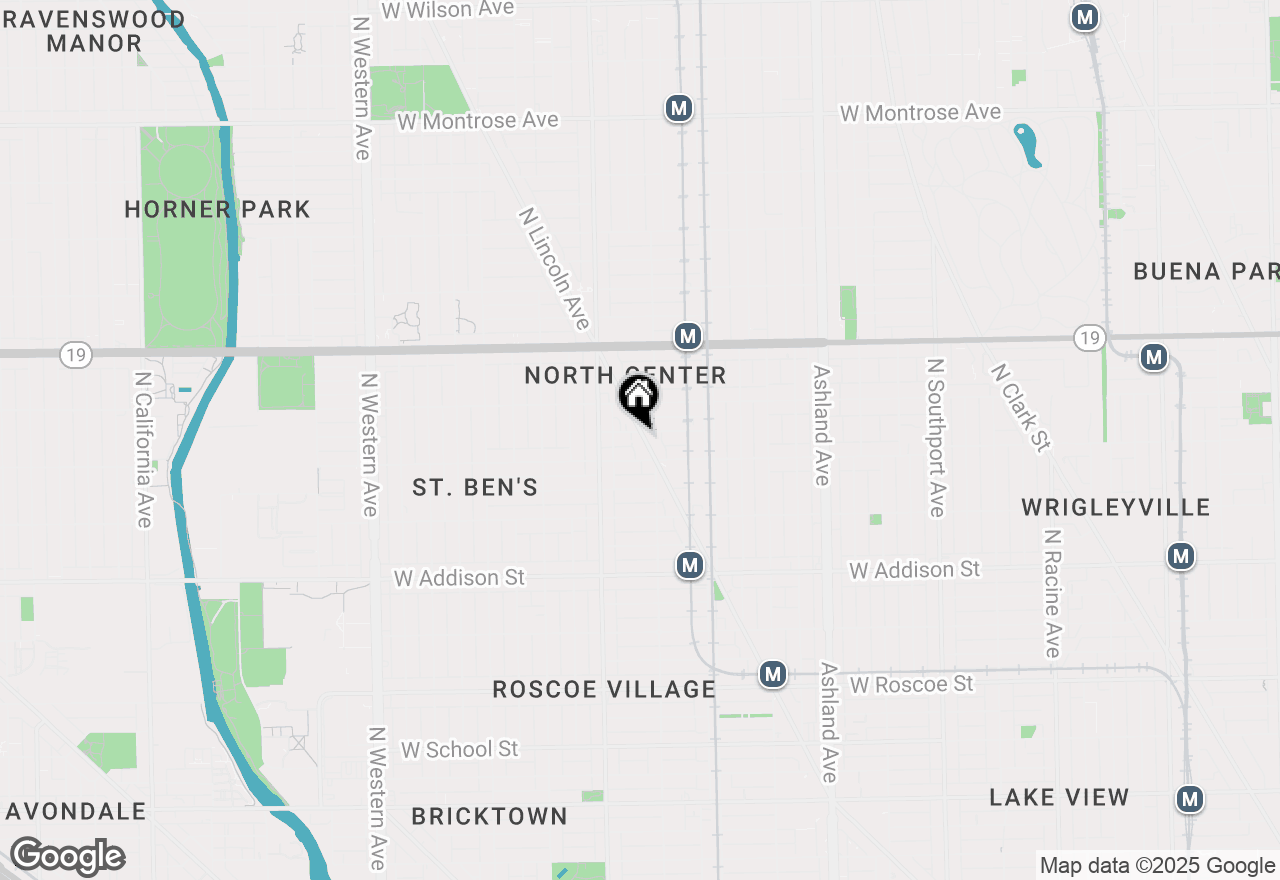 Map of 3828 N Lincoln Avenue #2, Chicago, IL 60613