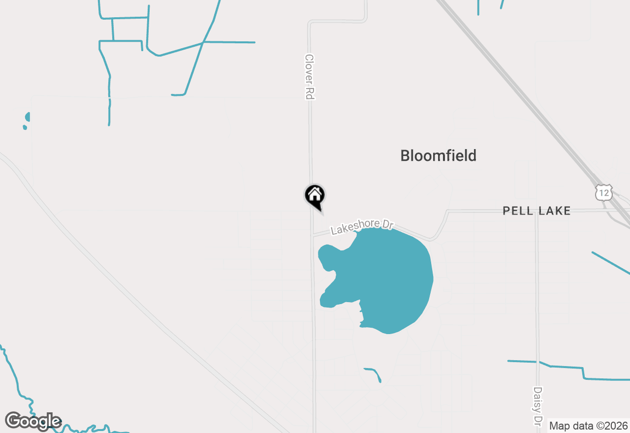 Map of N1492 Clover Rd, Lake Geneva, WI 53147