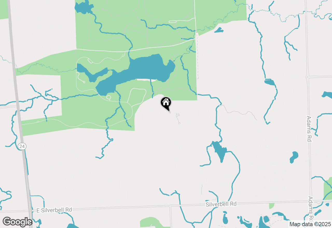 Map of 1218 Lark Street, Lake Orion, MI 48360