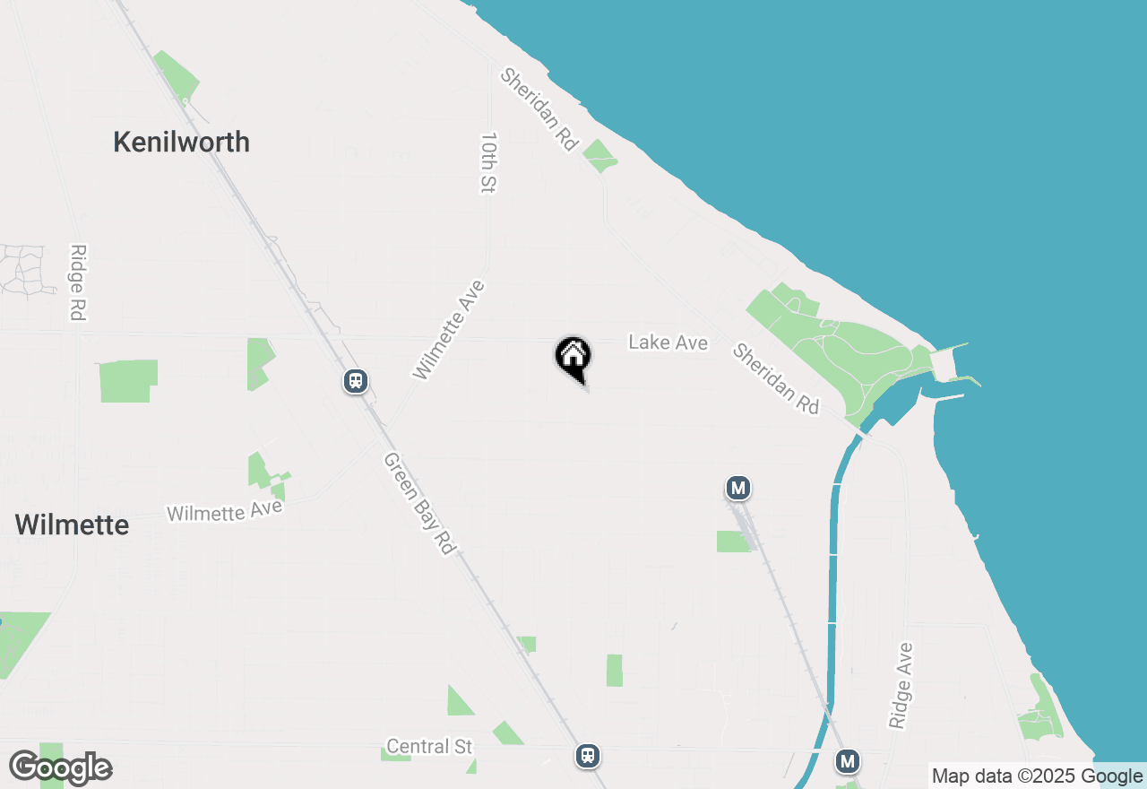 Map of 730 Central Avenue, Wilmette, IL 60091