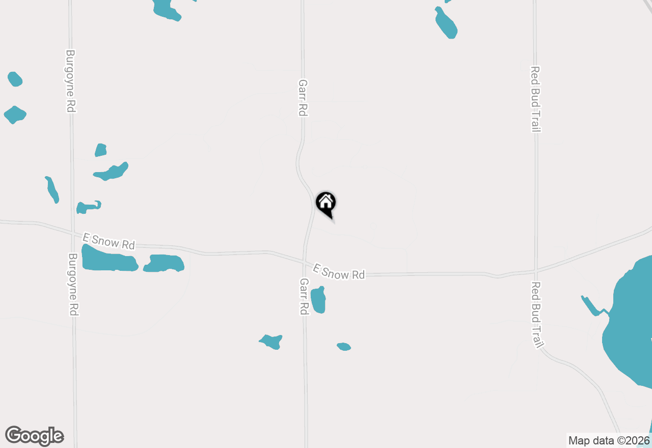Map of 2569 Ridgewood Trail, Berrien Springs, MI 49103