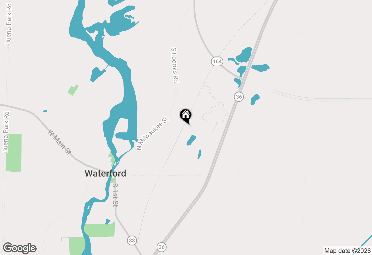 Map of 504 N 6th St, Waterford, WI 53185