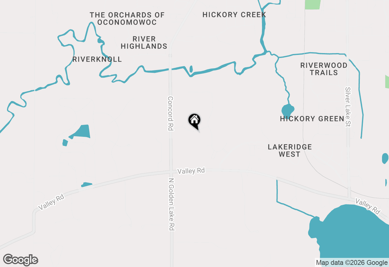 Map of 1037 Elderberry Rd, Oconomowoc, WI 53066