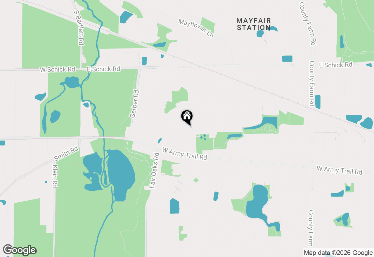 Map of 376 Ashford Circle #3, Bartlett, IL 60103