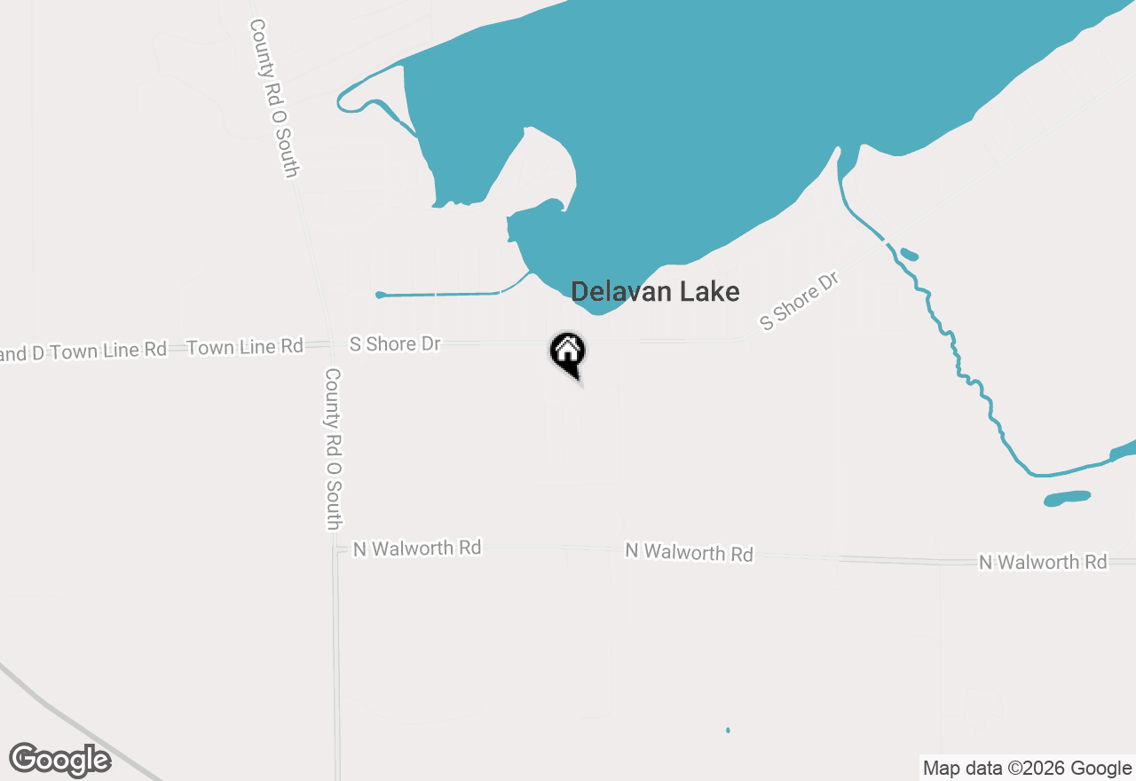 Map of N2456 Mildred St, Delavan, WI 53115