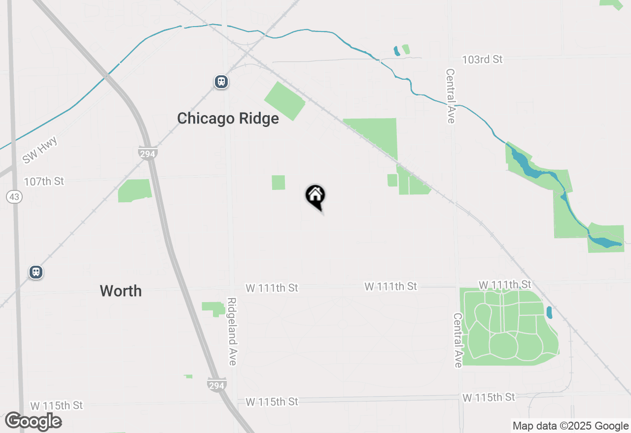 Map of 10849 Lyman Avenue, Chicago Ridge, IL 60415