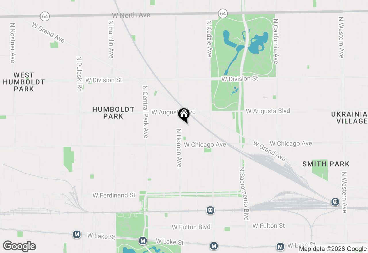 Map of 3346 W Iowa Street, Chicago, IL 60651