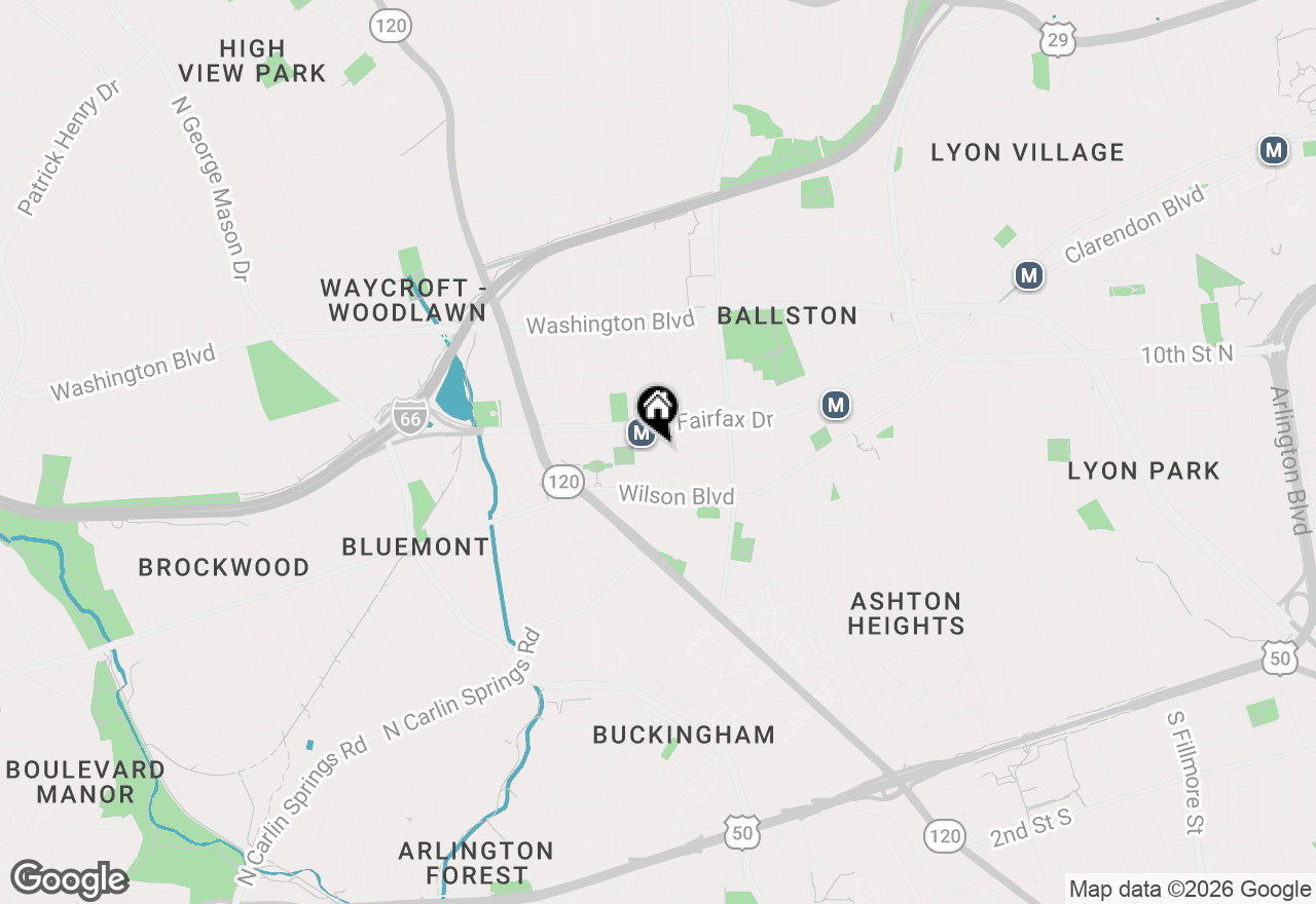 Map of 900 N Stafford Street #1612, Arlington, VA 22203