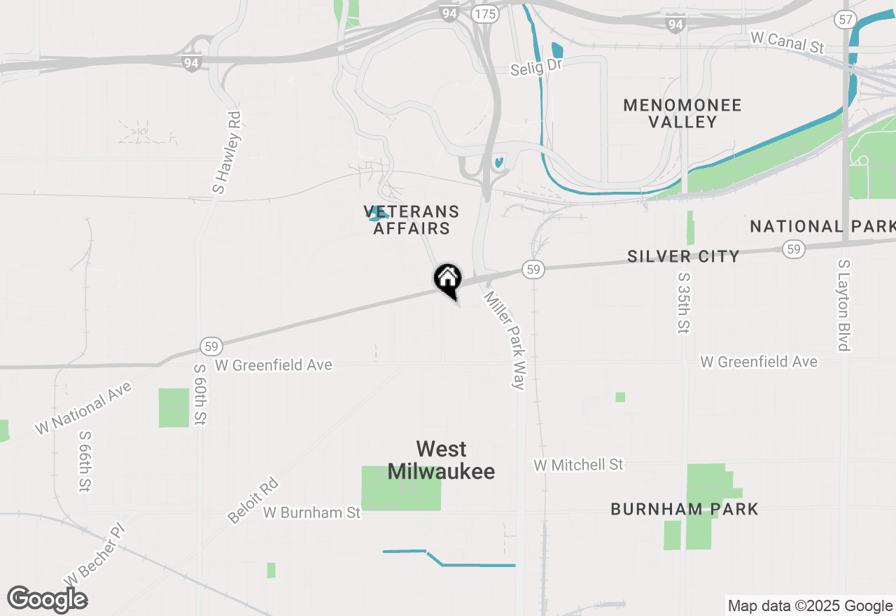 Map of 1114 S 47th St, West Milwaukee, WI 53214