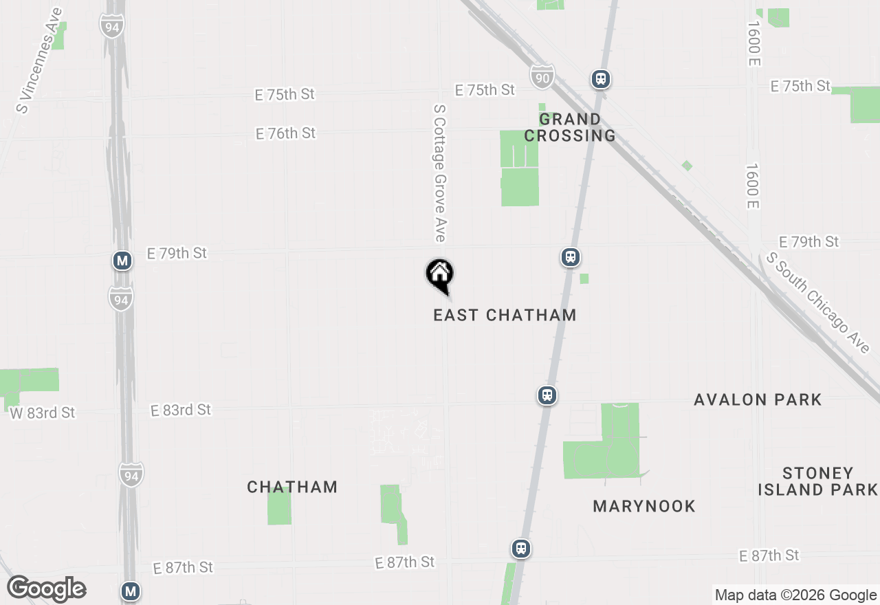 Map of 8022 S Cottage Grove Avenue, Chicago, IL 60619