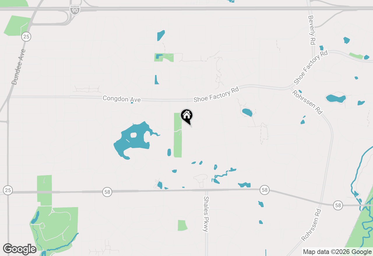 Map of 6096 Russell Drive, Hoffman Estates, IL 60192