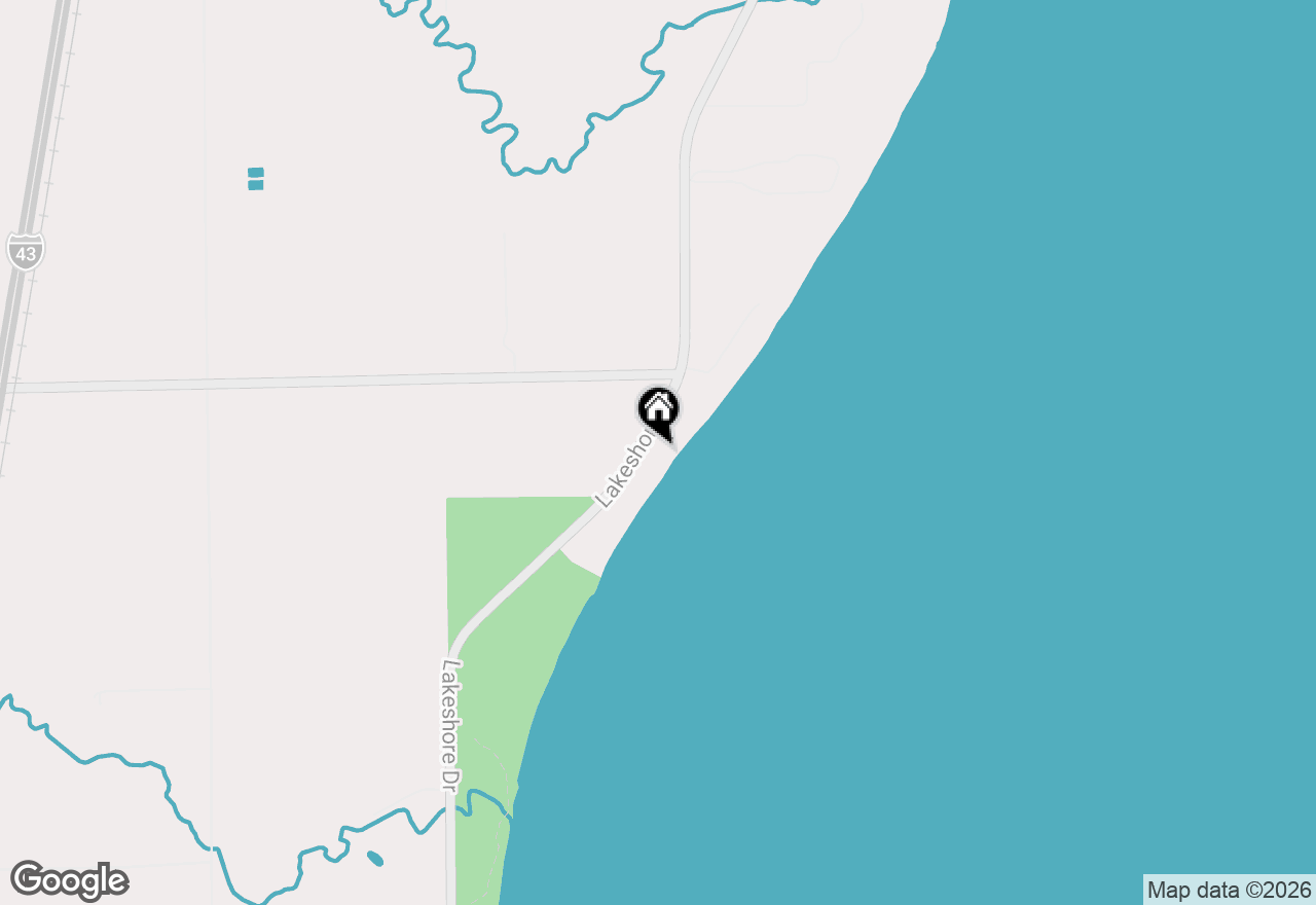 Map of 12435 Lakeshore Rd, Cleveland, WI 53015