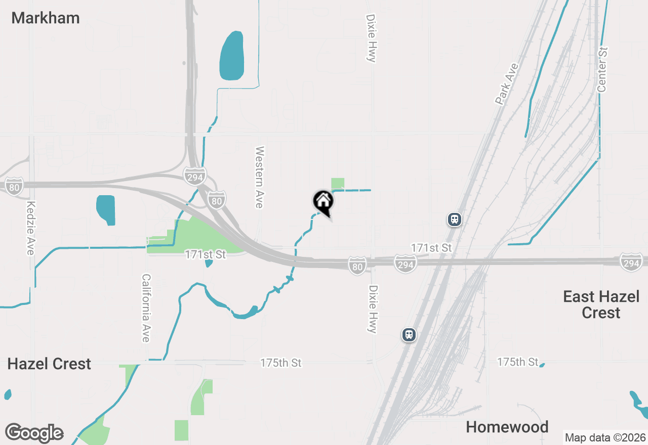 Map of 2131 170th Street, Hazel Crest, IL 60429