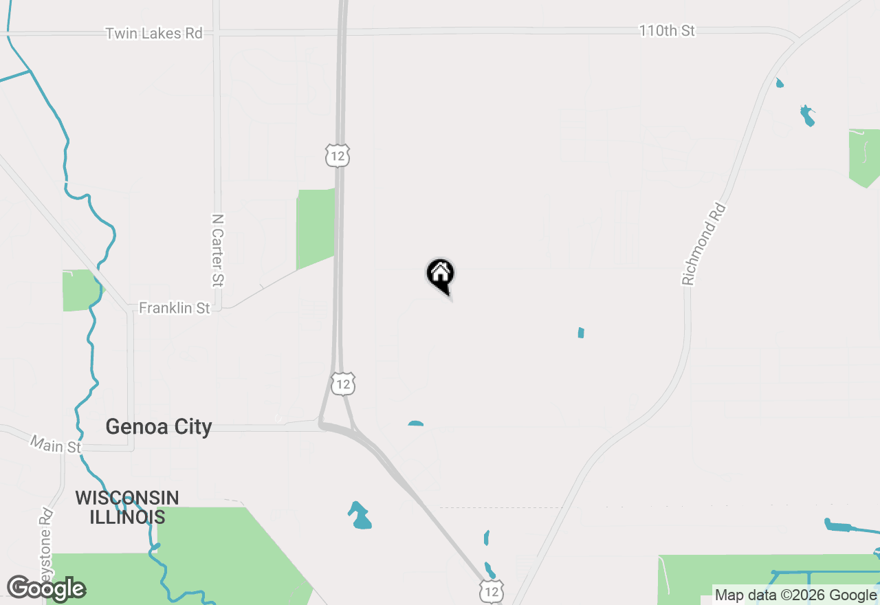 Map of 510 Duck Pond Ct #LT12, Genoa City, WI 53128