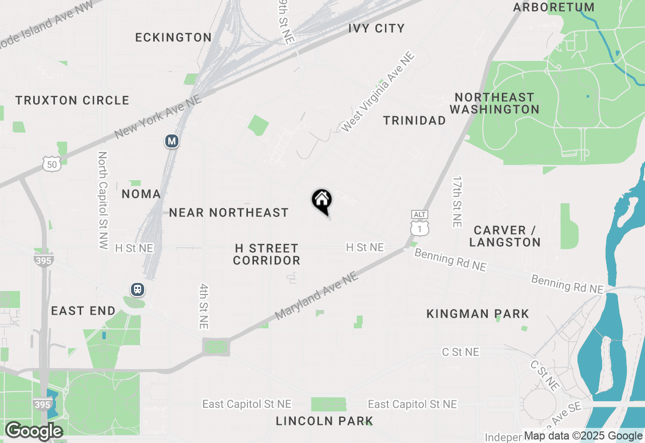 Map of 915 12th Street Ne #4, Washington, DC 20002