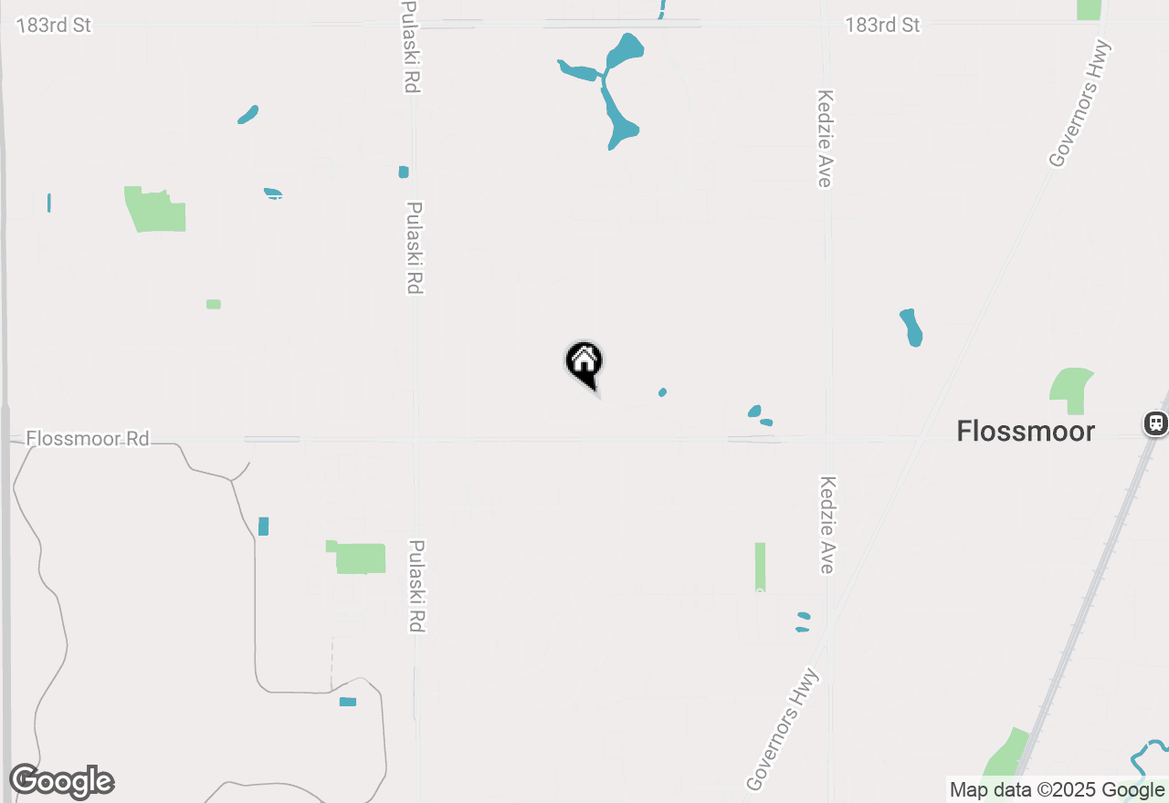 Map of 3636 Elm Court, Flossmoor, IL 60422