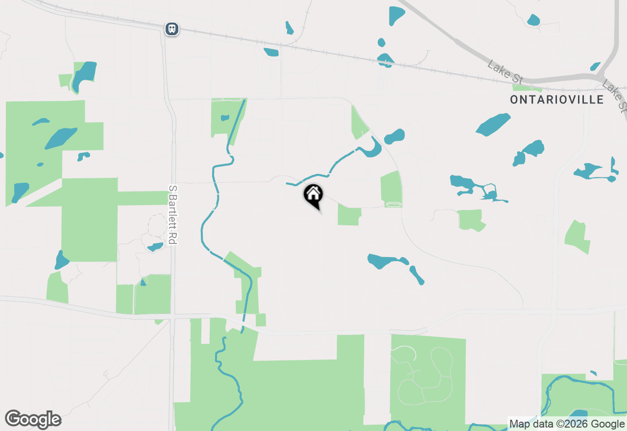 Map of 291 Hill Avenue, Bartlett, IL 60103