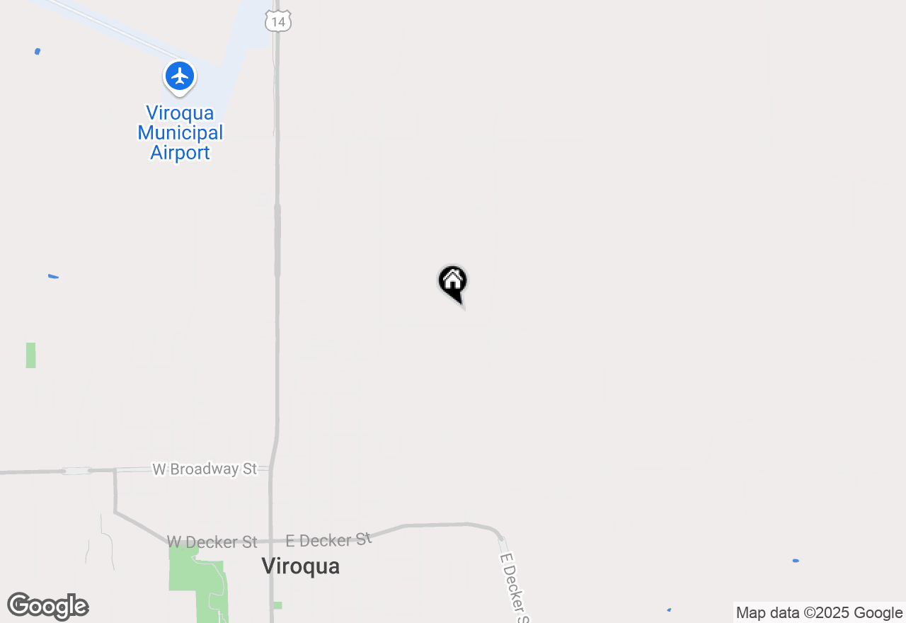 Map of 912 Silverthorne Dr, Viroqua, WI 54665