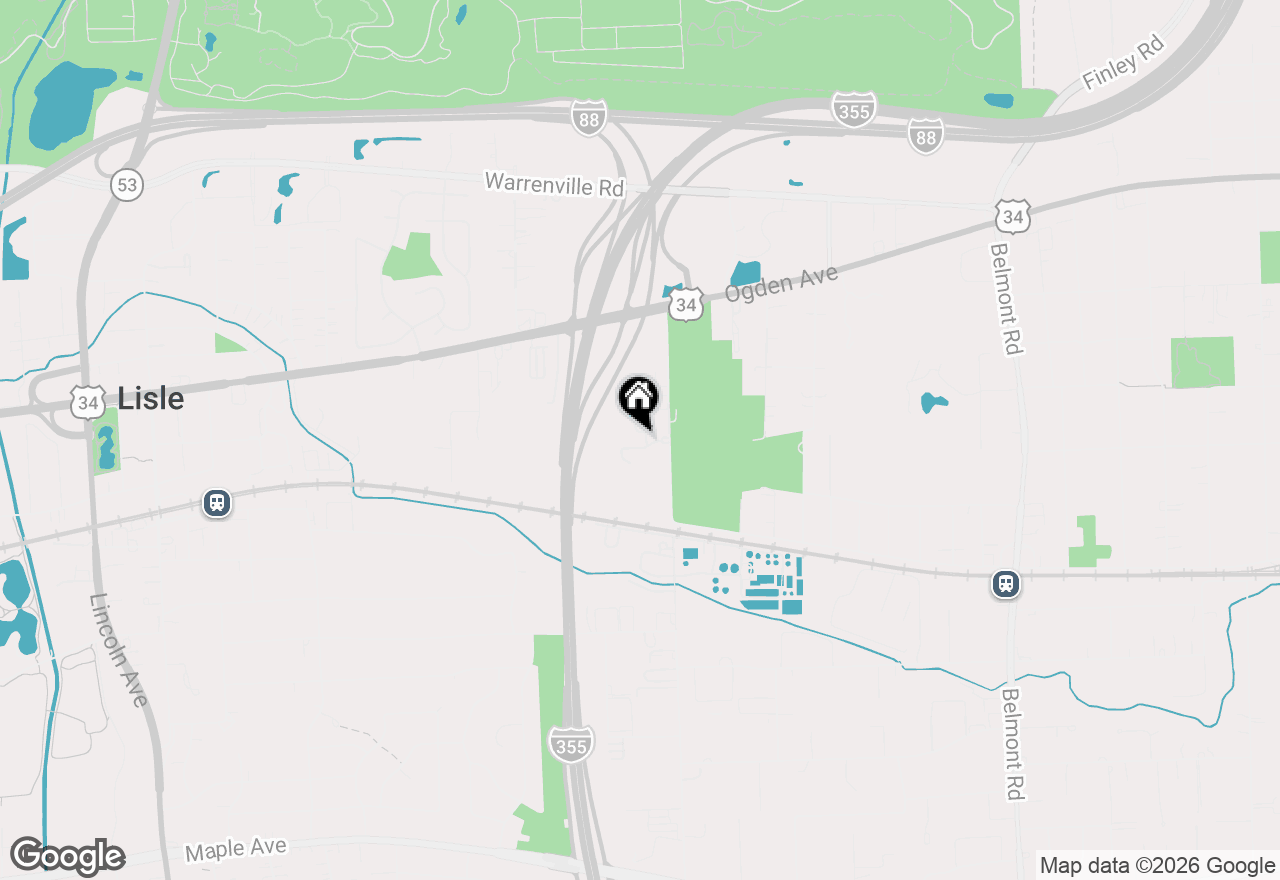 Map of 420 Walnut Creek Lane #3508, Lisle, IL 60532