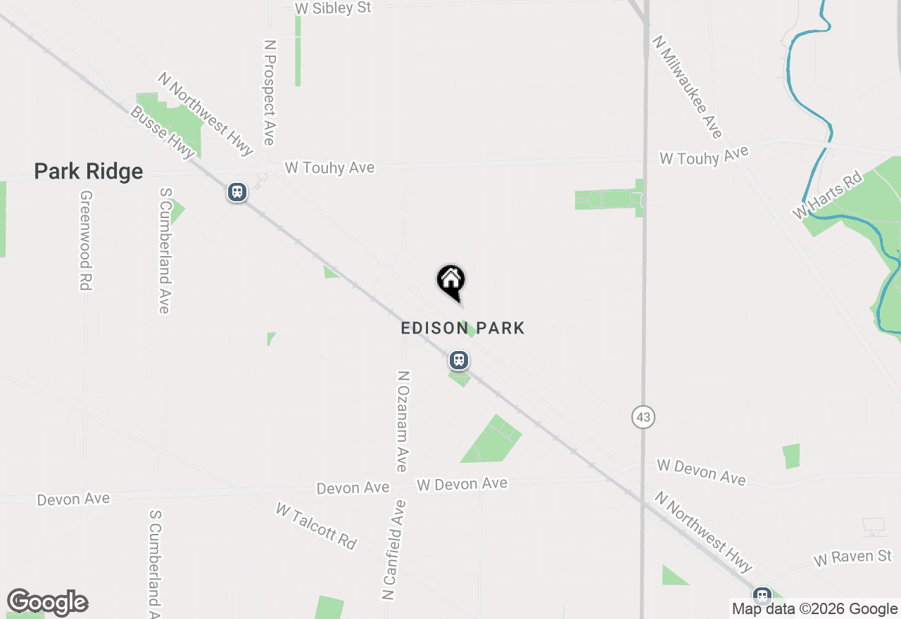 Map of 6849 N Overhill Avenue #2, Chicago, IL 60631