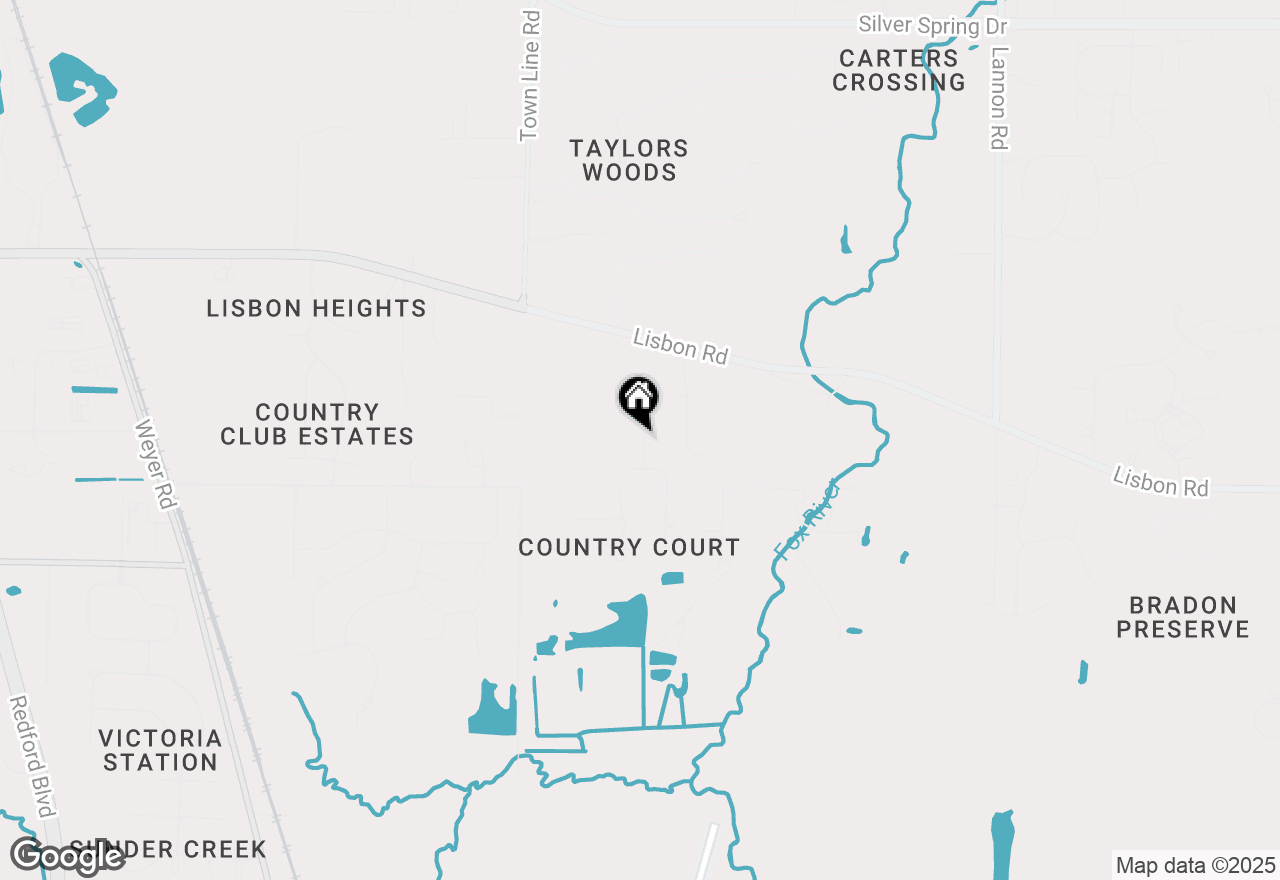 Map of W215N4855 Kathleen Dr, Menomonee Falls, WI 53051