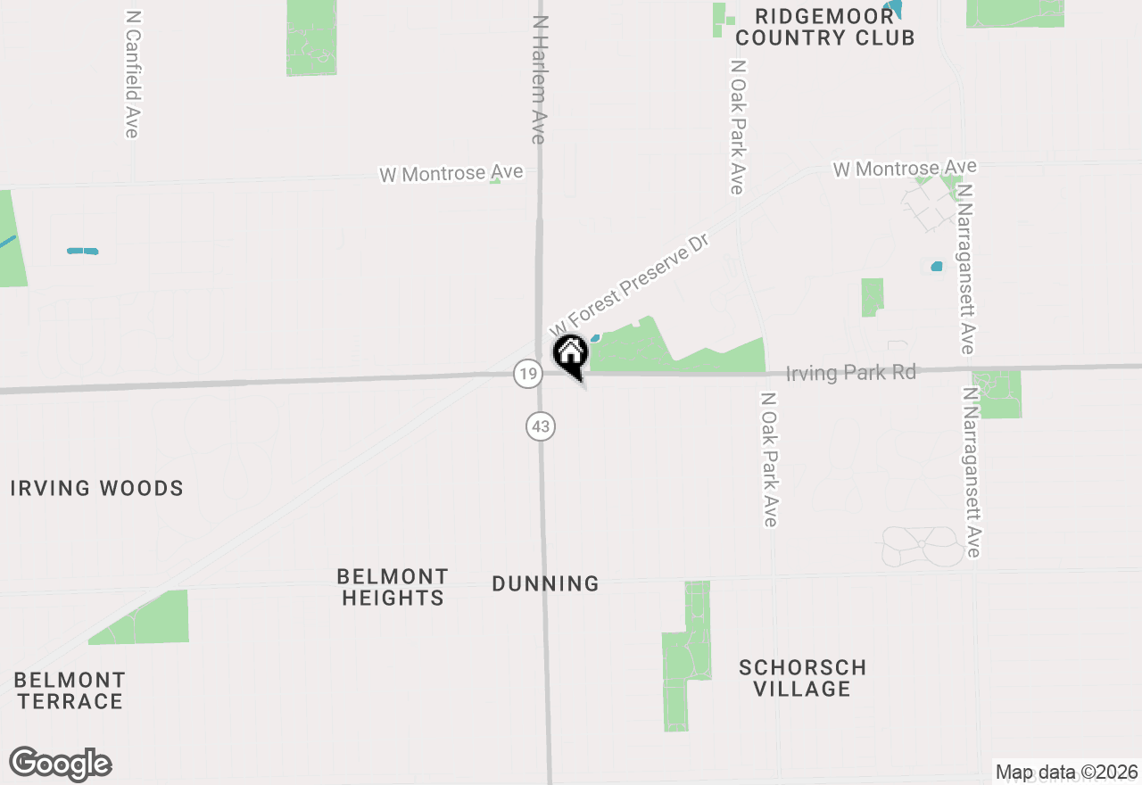Map of 3947 N Neva Avenue, Chicago, IL 60634