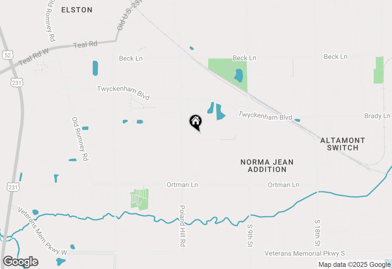 Map of 220 Bellingham Avenue, Lafayette, IN 47909