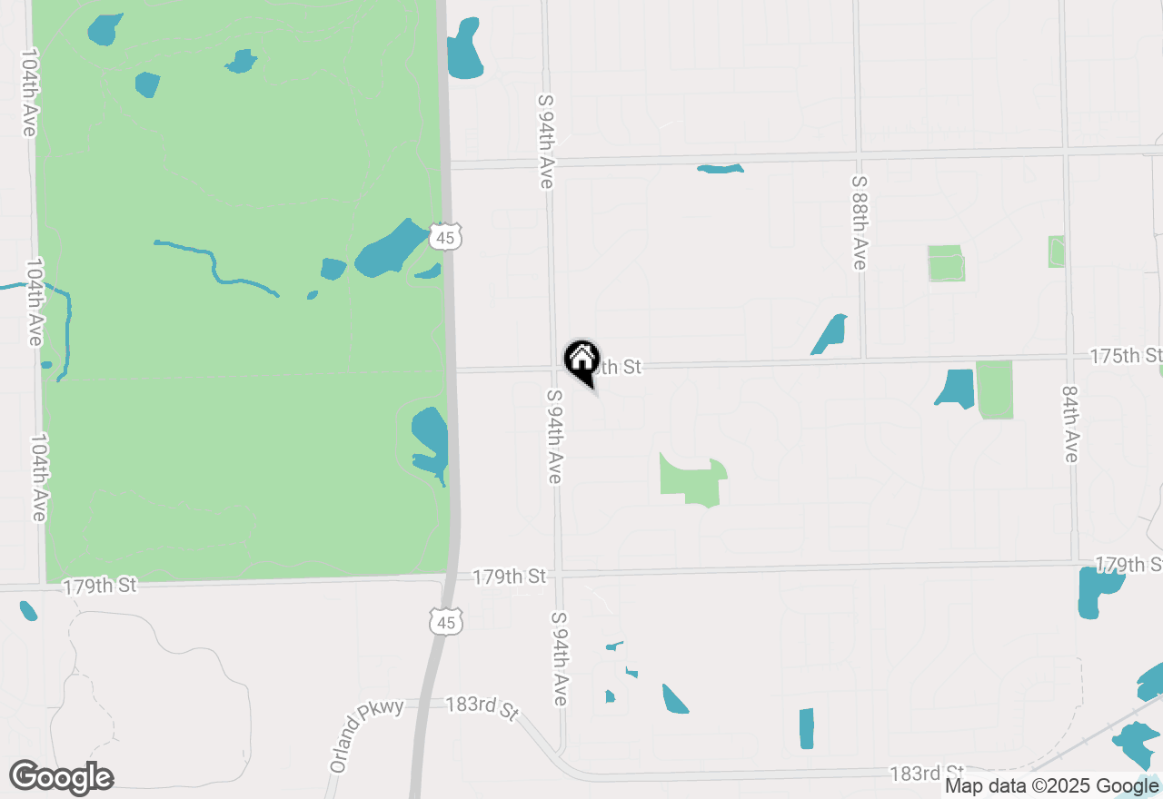 Map of 17551 Drummond Drive #17551, Tinley Park, IL 60487