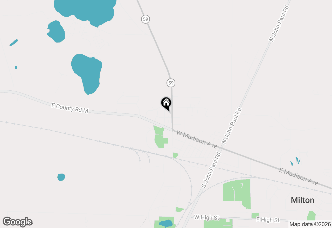 Map of 210 Dairyland Drive, Milton, WI 53563