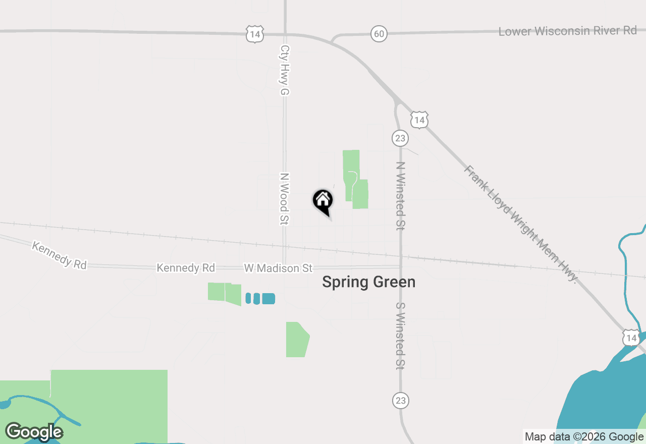Map of 247 W Monroe Street, Spring Green, WI 53588