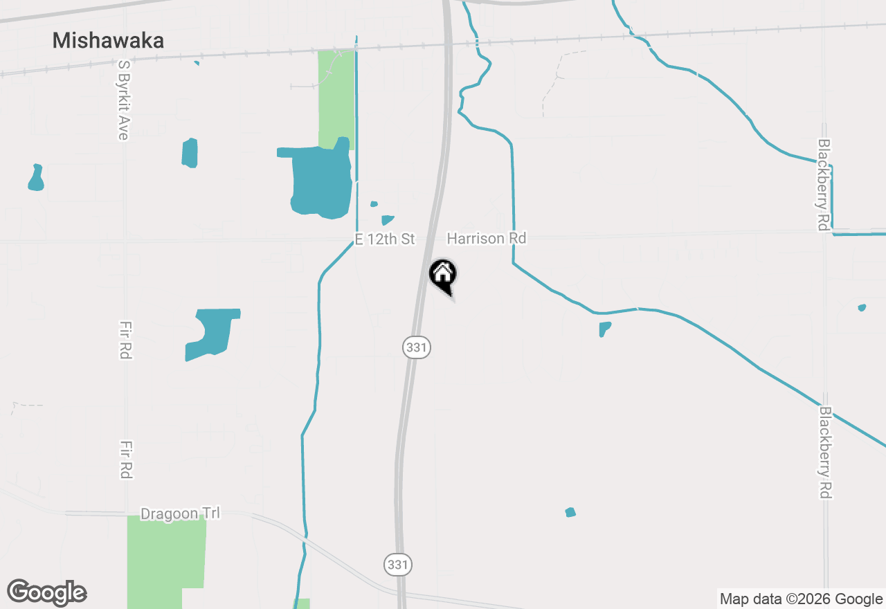 Map of 2610 Lexington Boulevard, Mishawaka, IN 46544