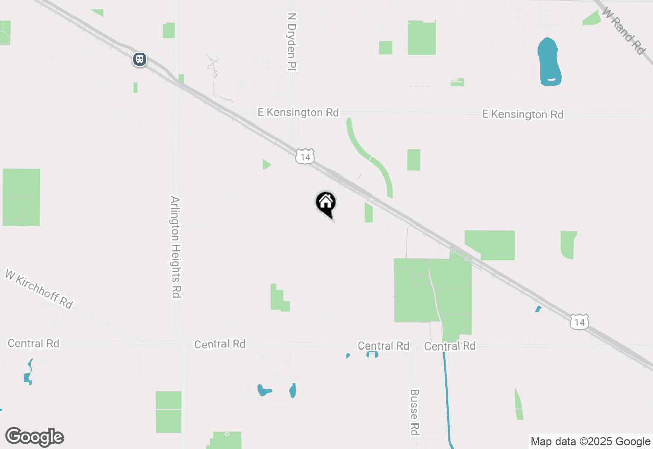 Map of 1206 E Fairview Street #305, Arlington Heights, IL 60005