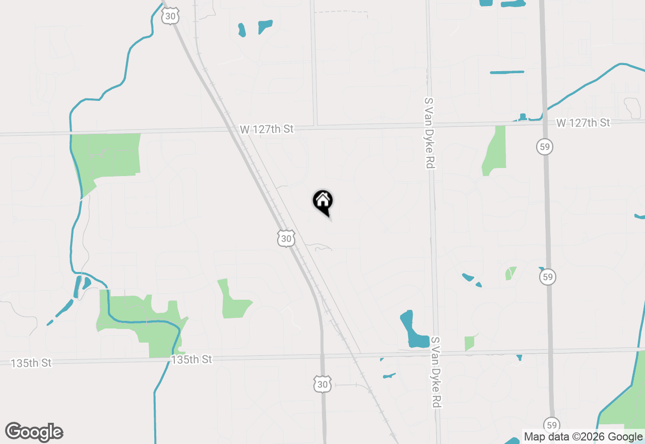 Map of 13018 S Sydney Circle, Plainfield, IL 60585