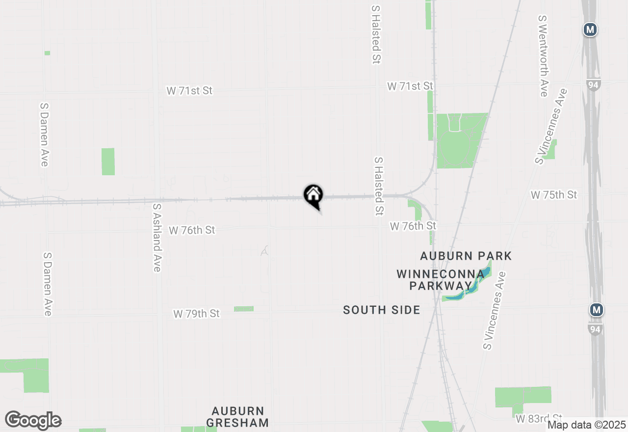 Map of 7529 S Carpenter Street, Chicago, IL 60620