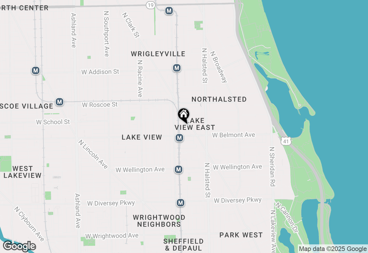 Map of 3233 N Wilton Avenue #2, Chicago, IL 60657