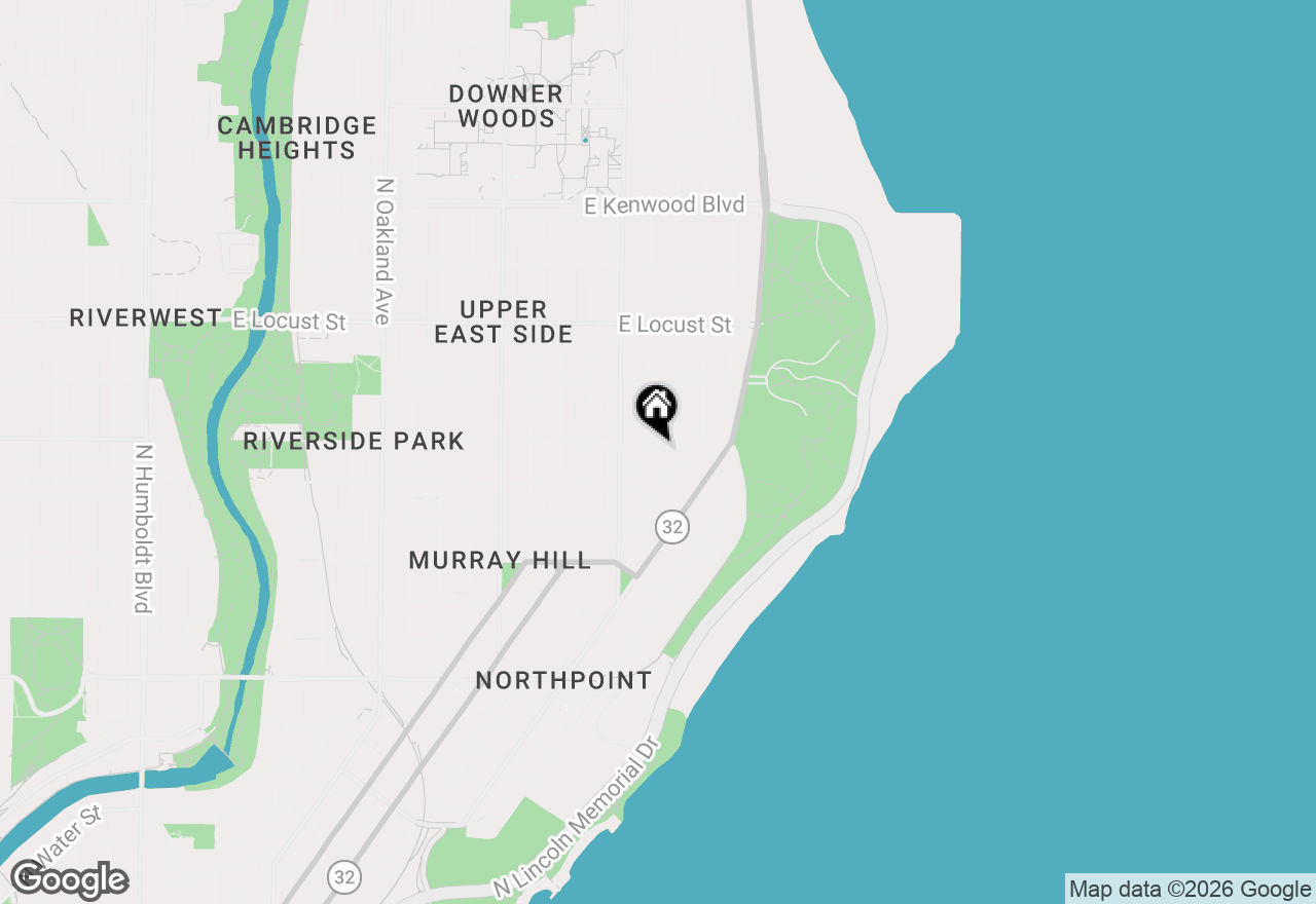 Map of 2666 N Hackett Ave, Milwaukee, WI 53211
