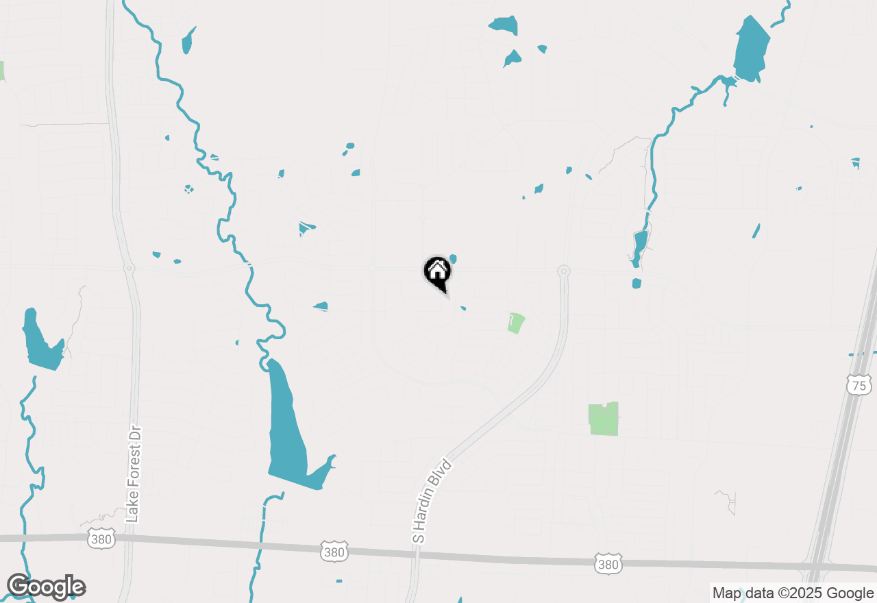 Map of 3401 Mescalbean Drive, Mckinney, TX 75071