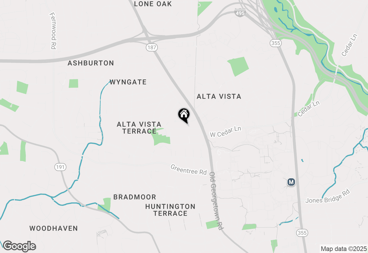 Map of 5601 Johnson Avenue, Bethesda, MD 20817