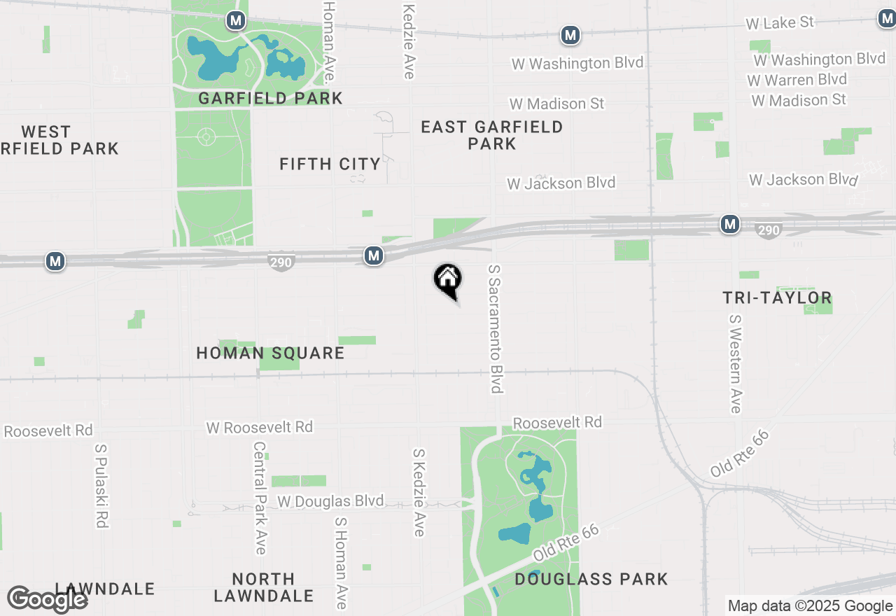 Map of 3109 W Lexington Street, Chicago, IL 60612