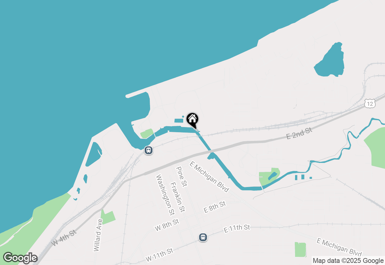 Map of 0 Marine Boat Slip 48 Dr., Michigan City, IN 46360