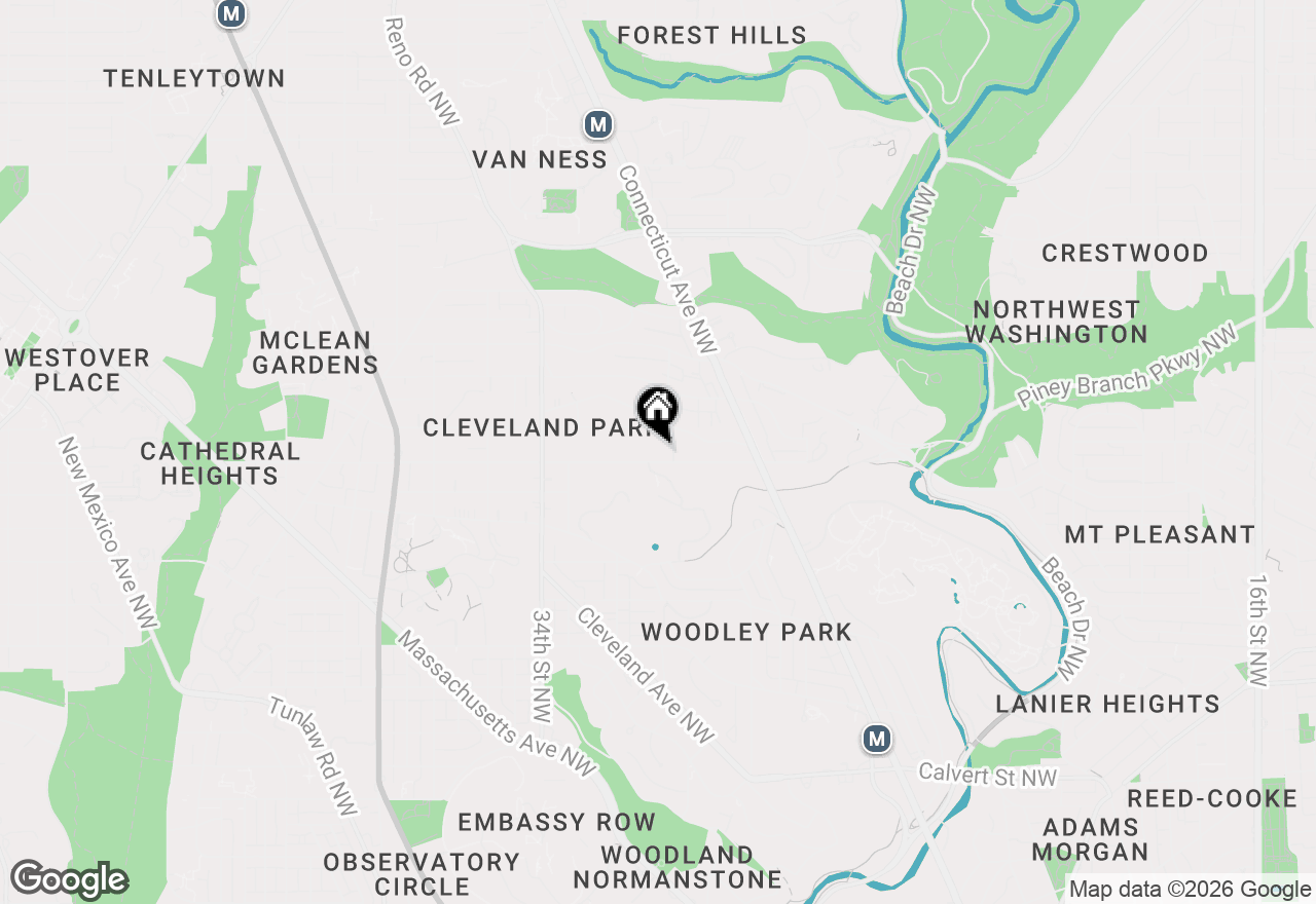 Map of 3039 Macomb Street Nw #17, Washington, DC 20008