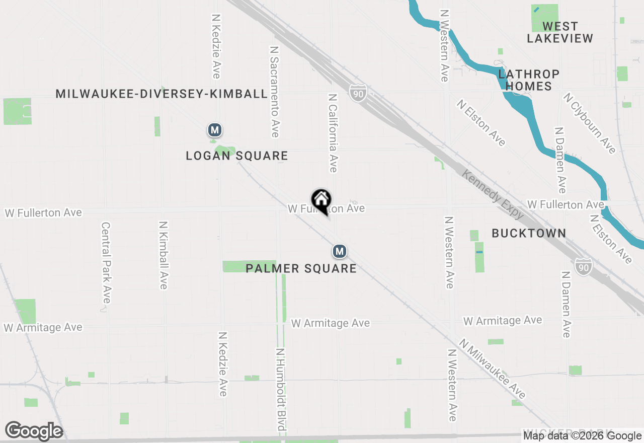 Map of 2341 N Milwaukee Avenue, Chicago, IL 60647